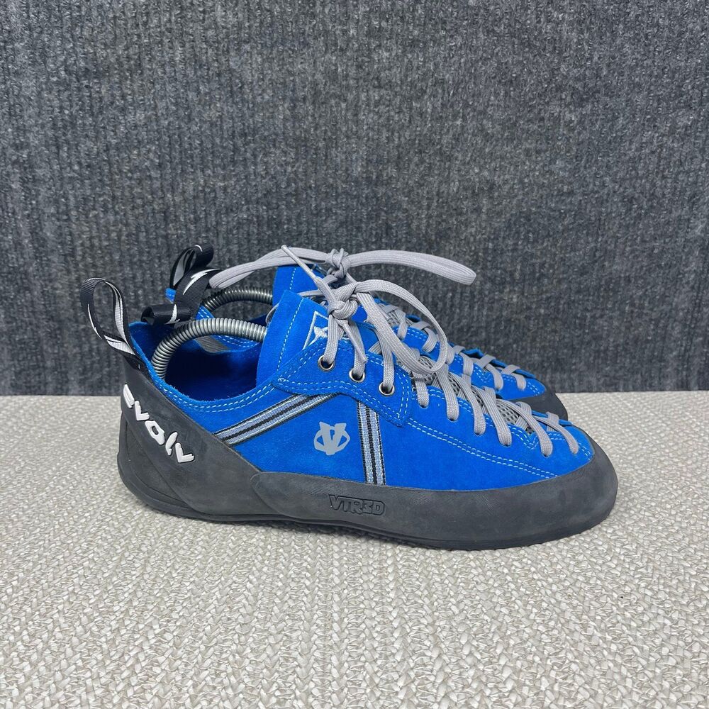 Evolv Royale Rock Climbing Shoes Bouldering Blue Mens Size 10.5 US